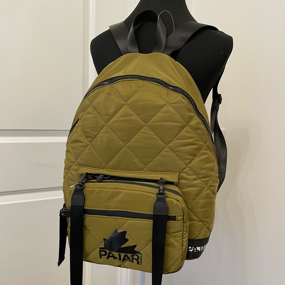 Pajar Bags Pajar 2 In Backpack Crossbody Bag Purse Quilted Green